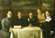 Michael Ancher det brondumske familiebillede Spain oil painting artist